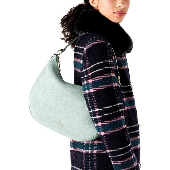 New Kate Spade Weston Shoulder Bag Pebble Leather Seawater - Picture 3 of 4